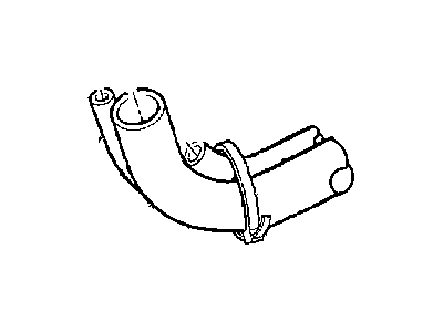 Mopar 52100012AB Hose-Fuel Filler