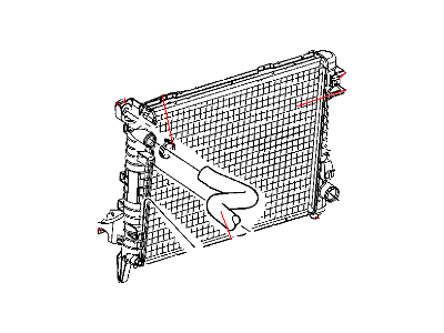 Mopar 55056681AD Engine Cooling Radiator