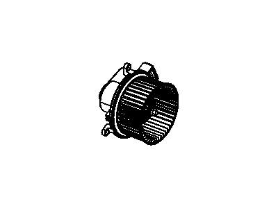 Mopar 5183147AB Motor-Blower With Wheel