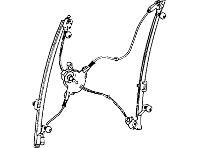 Mopar 4675602AB Window Regulator Front Passenger Side