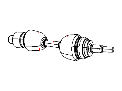 Mopar R2104697AD Axle Half Shaft