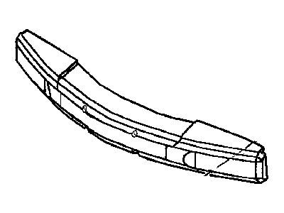 Mopar 5116156AB ABSORBER-Front Bumper FASCIA