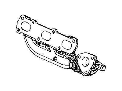 Mopar 68148178AA Exhaust Manifold