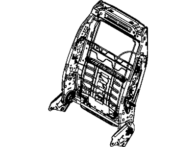 Mopar 4610347AA Frame-Front Seat Back