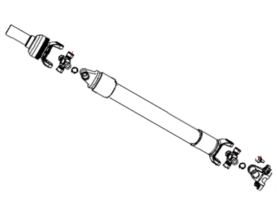 Mopar 52123348AB Rear Drive Shaft