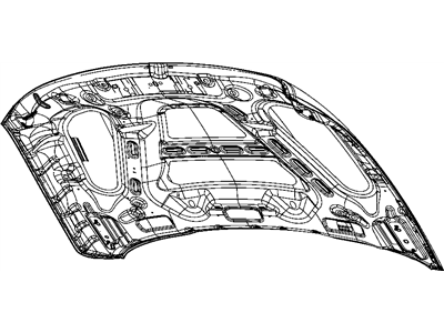 Mopar 55372244AC Hood Panel