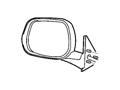 Mopar 55076744AH Mirror-Outside Rearview