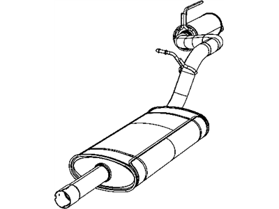 Mopar 52109806AG Exhaust Muffler