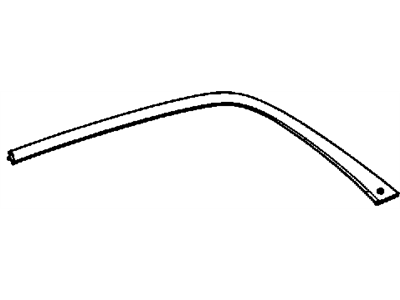 Mopar 57010408AC Molding-Rear Door