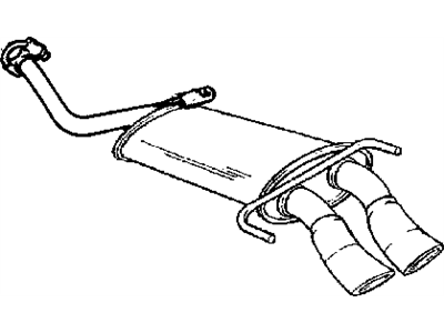 Mopar 5245788 Exhaust Muffler