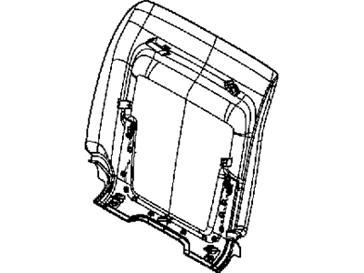 Mopar 1UP05DX9AC Panel-Front Seat Back