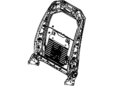 Mopar 4610314AF Frame-Front Seat Back