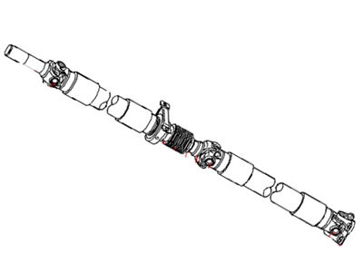 Mopar 52123014AA Rear Drive Shaft