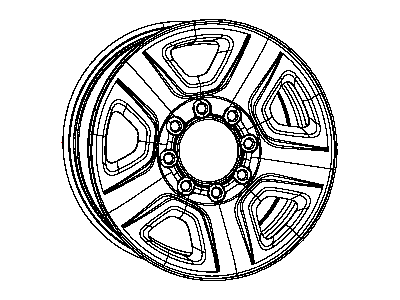 Mopar 1UD26SZ0AB Steel Wheel