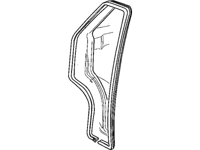 Mopar 55346790AE WEATHERSTRIP-Front Door Secondary