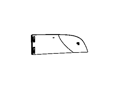 Mopar 4894666AF Glass-Quarter Vent Window