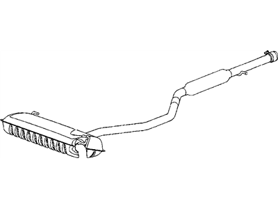 Mopar 5105694AH Exhaust Muffler And Resonator