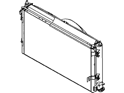 Mopar 5143537AA Cooler-CONDENSER And Aux Toc