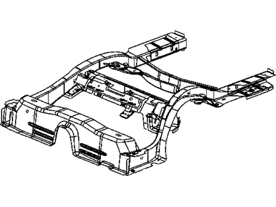 Mopar 4780812AC CROSSMEMBER-Rear Suspension