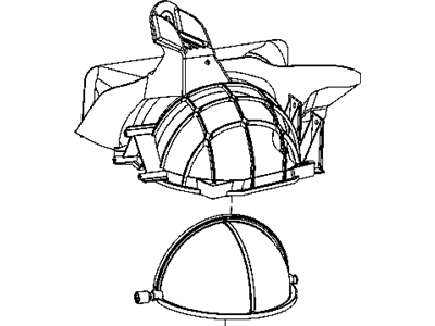 Mopar 68037360AA Housing-Air Inlet