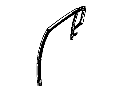 Mopar 5074018AH WEATHERSTRIP-Rear Door Flush Glass