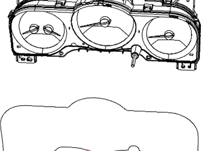 Mopar 5172368AA Cluster-Instrument Panel