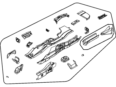 Mopar 5115196AF SIDEMEMBE-Floor