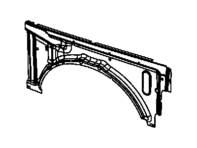 Mopar 55395894AF Panel-Quarter Inner