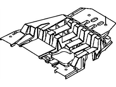 Mopar 52022048AK SKIDPLATE-Front AXLE/TRANSFER Case