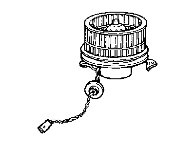 Mopar 5139720AA Motor-Blower With Wheel