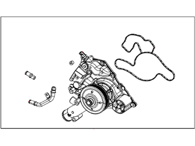 Mopar 53022192AK Engine Cooling Water Pump