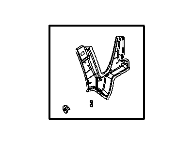 Mopar 5160144AB REINFMNT-Quarter Panel BELTLINE