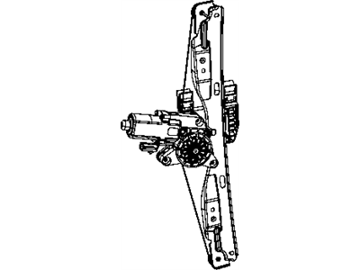 Mopar 68021442AA Door Window Regulator