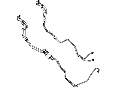 Mopar 68195935AE Hose Assembly-Oil Cooler Pressure And Ret