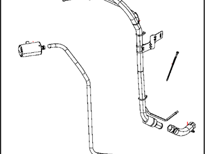 Mopar 4721290AP Tube-Fuel Filler