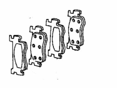 Mopar 4796368 Pad Package, Front Wheel Disc Brake