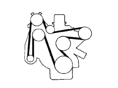 Mopar Q4061025 Belt-- SERPENTINE