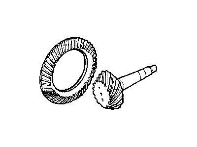 Mopar 5018719AA Gear Kit-Ring And PINION