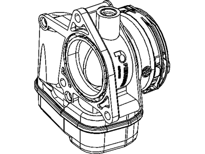 Mopar 68001556AA Throttle Body