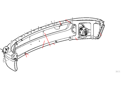 Mopar 55077103AB Front