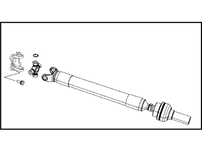 Mopar 52123639AA Front Drive Shaft