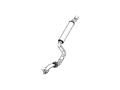 Mopar 4721552AG Front Exhaust Pipe