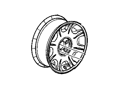 Mopar 1DP88SZ0AA Aluminum Wheel