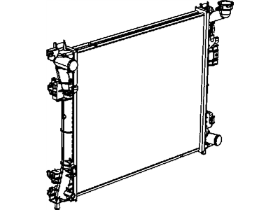 Mopar 4677755AD Engine Cooling Radiator