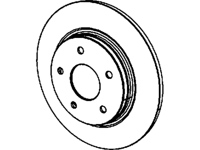 Mopar 4721677AA Rear Brake Rotor