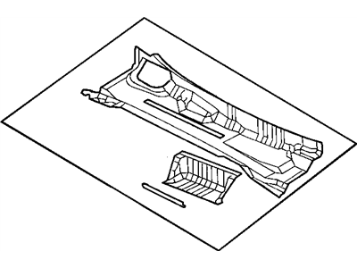 Mopar 55255708AH COWL Panel-COWL PLENUM Lower