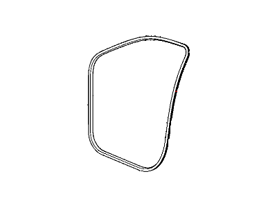 Mopar 55399256AC WEATHERSTRIP-Front Door Secondary