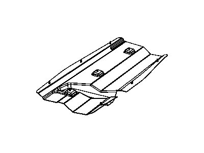 Mopar 55057071AA Seal-Radiator Lower