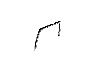 Mopar 55399188AE WEATHERSTRIP-Rear Door Glass Run