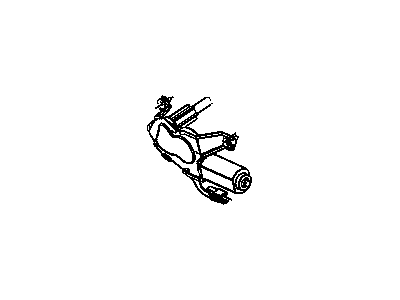 Mopar 4894283AA Motor-LIFTGATE WIPER